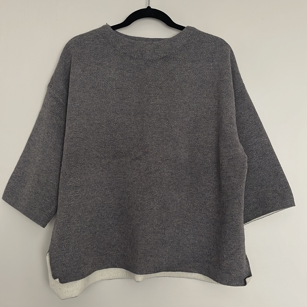 Rain Womens Neutral Sweater Top Size XL